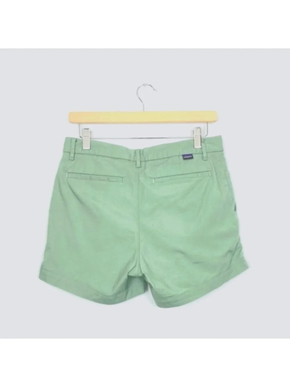 Patagonia High Rise Stretch All-Wear Shorts mint green
